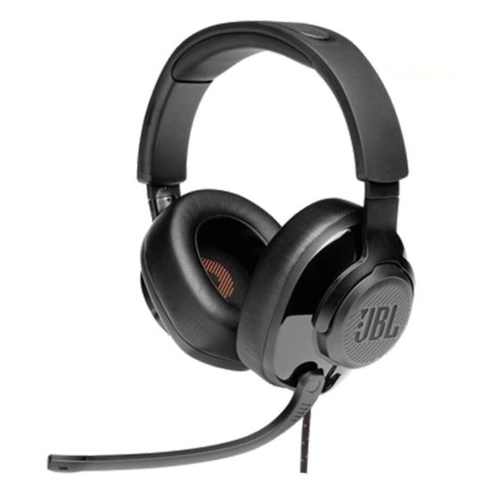 JBL Quantum 200 Over Ears Wired Gaming  Headphones with Microphone- Black