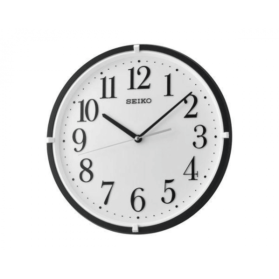 ساعة حائط سيكو، اسود وابيض  - QXA930K