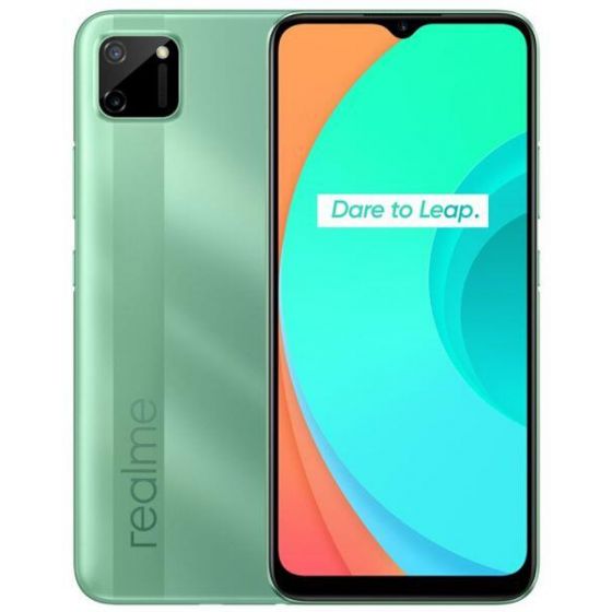 ريلمي C11 2021 بشريحتين اتصال، 64 جيجا، 4 جيجا رام، شبكة 4G LTE- اخضر