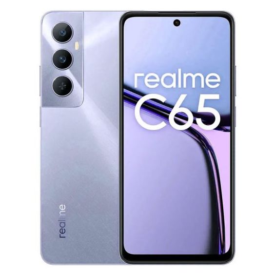 ريلمي C65 بشريحتين، سعة 256 جيجا، رام 8 جيجا، شبكة 4G LTE، بنفسجي- اصدار الشرق الاوسط