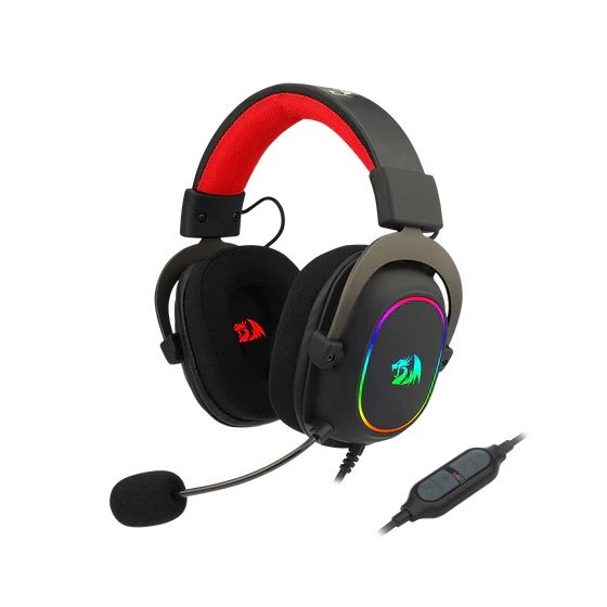 Redragon Zeus H510B Wired Gaming Over Ear Headphone with Mic - Black