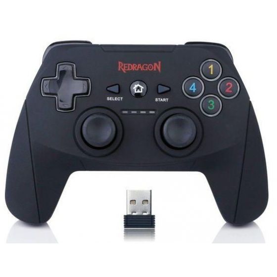 Redragon Harrow Wireless Gaming Controller, Black - G808