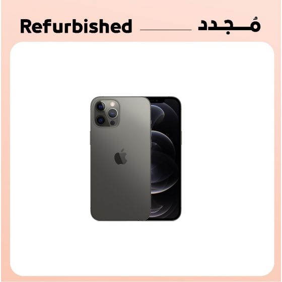 Refurbished Apple iPhone 12 Pro Max, 128GB, 6GB, 5G - Graphite, Gold Grade- One Year Warranty Warranty from the Seller