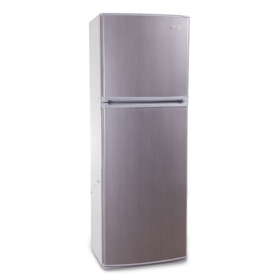 Passap Freestanding Refrigerator, Defrost, 340 Liters, Silver- FG390
