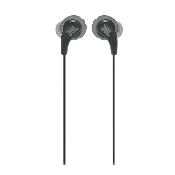 JBL Endurance RUN Wired In Ear Earphones With Microphone, Black - Endurrunbtbl