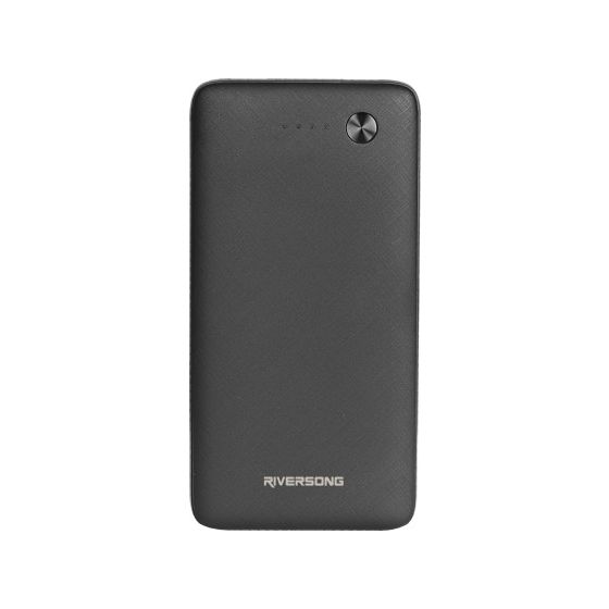 Riversong PB30 Power Bank, 10000mAh, 2 Ports, Black - PB30-BK