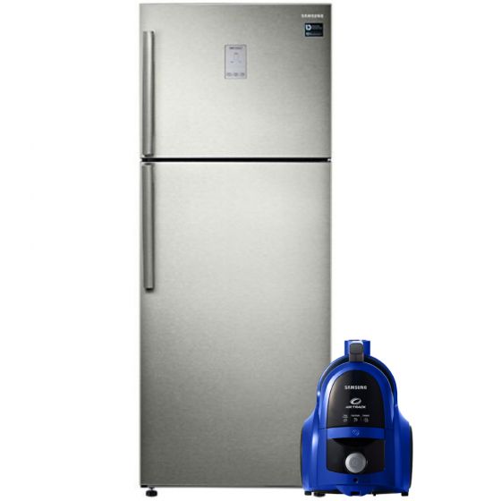 Samsung No-Frost Refrigerator, 528 Liters- RT53K6300S8/MR, With Vacuum Cleaner, 1800W- VCC4540S36
