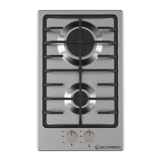 Ecomatic Gas Built-In Hob, 2 Burners- S303C 