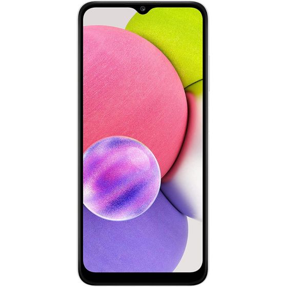 سامسونج جالكسي A03s بشريحتين اتصال، 64 جيجا، 4 جيجا رام، شبكة 4G LTE- ابيض