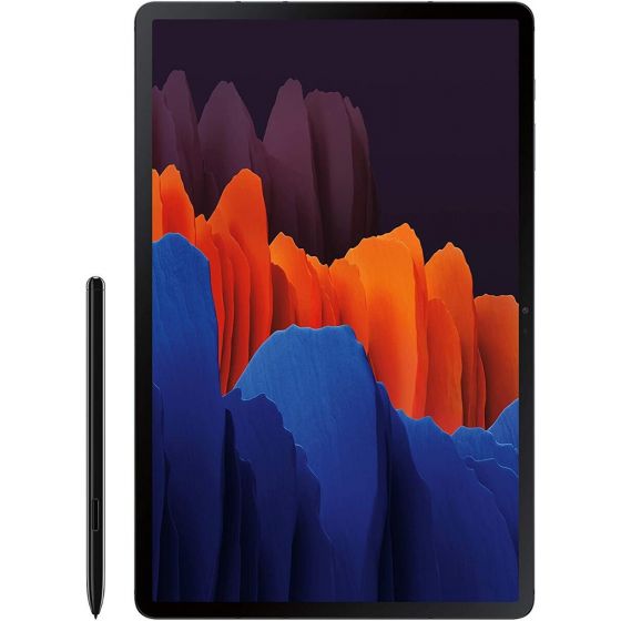 Samsung Galaxy Tab S7 Plus, 12.4 Inch, 128GB, 6GB RAM, 4G LTE - Mystic Black