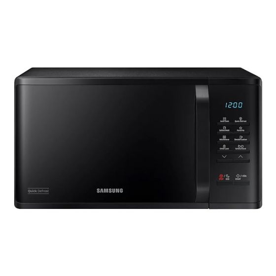 ميكرويف سامسونج سولو، سعة 23 لتر، 1150 واط، اسود - MS23K3513AK