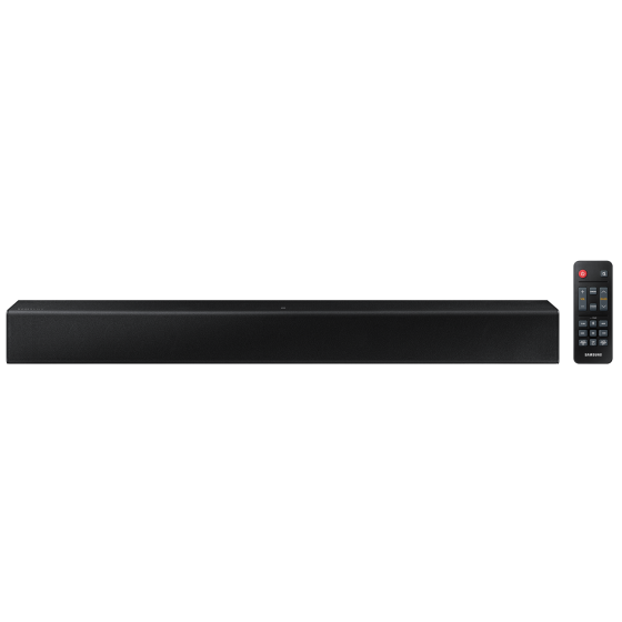 ساوند بار لاسلكي سامسونج T400، عدد 2.0 قناة، اسود - HW-T400