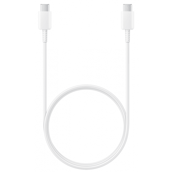 كابل USB-C سامسونج، 1 متر، ابيض - EP-DA705BWEG