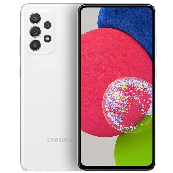 سامسونج جالكسي A52s، سعة 256 جيجا، 8 جيجا رام، شبكة 5G - ابيض