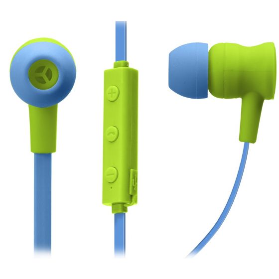 SBS Stereo In-ear Wired Earphones with Microphone, Green - TEPOPEARSETG