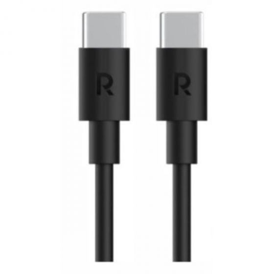 كابل USB-C راف باور، 2 متر، اسود - RP-CB1022 