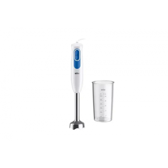 Braun MultiQuick Hand Blender, 600ML, 600 Watts, White and Blue - MQ20001MWH 