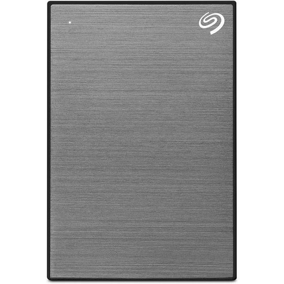Seagate Backup Plus Slim External Hard Drive, 2TB, Grey - STHN2000406