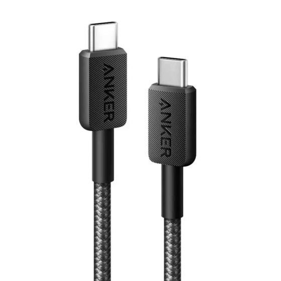 كابل انكر 322  باور لاين بموصل USB فئة C الى USB فئة C، طوله 3 قدم، اسود - A81F5H11