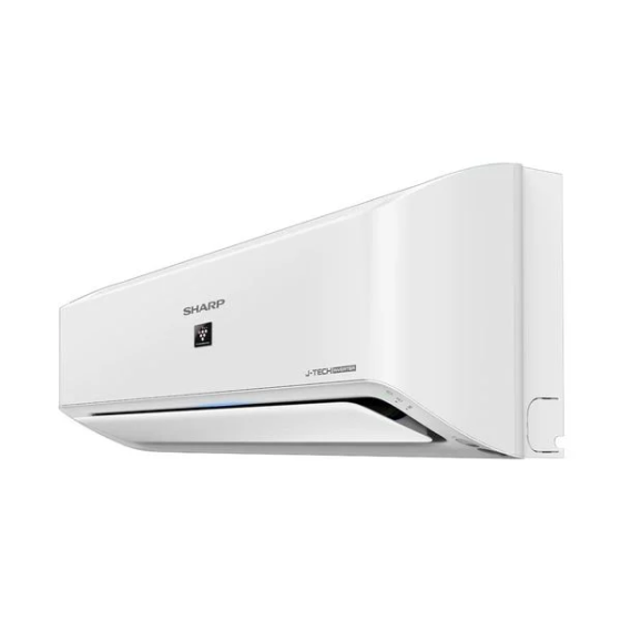 Sharp J-Tech Split Air Conditioner, 3 HP, Cooling and Heating, Inverter Motor, White - AY-XP24YHE