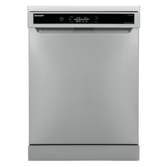 غسالة اطباق شارب، موتور انفرتر، سعة 14 فرد، فضي - QW-V1014M-SS2