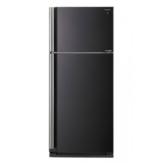 Sharp Freestanding Refrigerator, No Frost, 599 Liter, Black - SJ-SE70D-BK