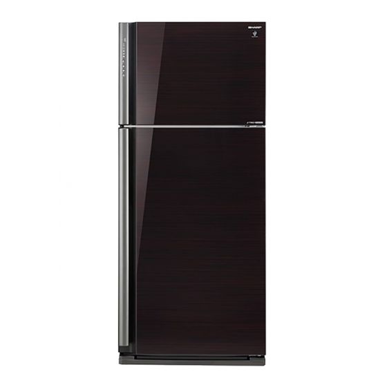 Sharp Freestanding Refrigerator With Inverter Technology, No Frost, 2 Doors, 21 FT, Black - SJ-GP70D-BK