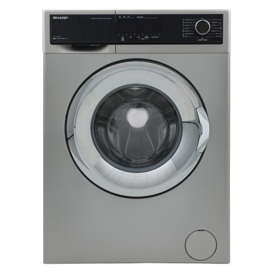 Sharp Front Load Automatic Washing Machine, 7 KG, Silver- ES-FP710CXE-S
