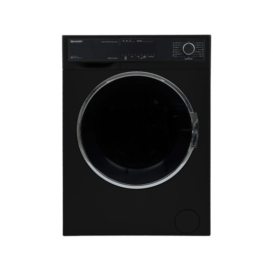 Sharp Automatic Washing Machine, 8 Kg, Black - ES-FP814CXE-B