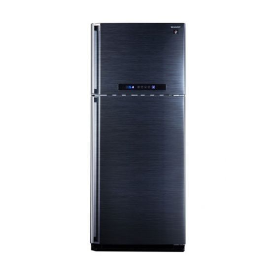 Sharp No-Frost Digital Refrigerator, 396 Liters, Black- SJ-PC48A(BK)