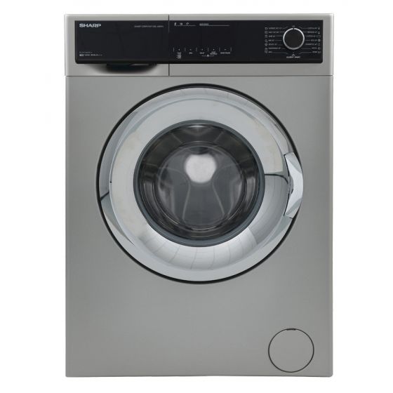 Sharp Fornt Load Automatic Washing Machine, 7 KG, Silver- ES-FP710CXE-S