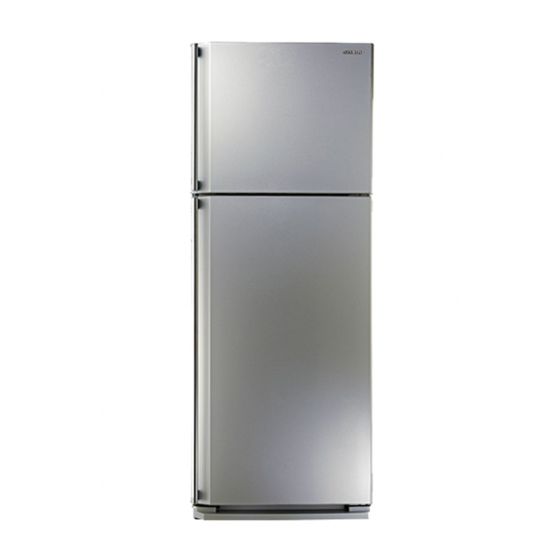 Sharp Freestanding Refrigerator, No Frost, 2 Doors, 450 Liter, Silver - SJ-58C(SL)