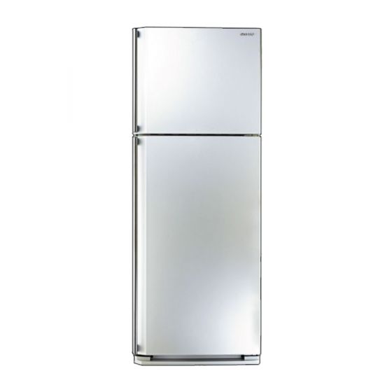 Sharp Freestanding Refrigerator, No Frost, 2 Doors, 18 FT, White - SJ-58C(W)