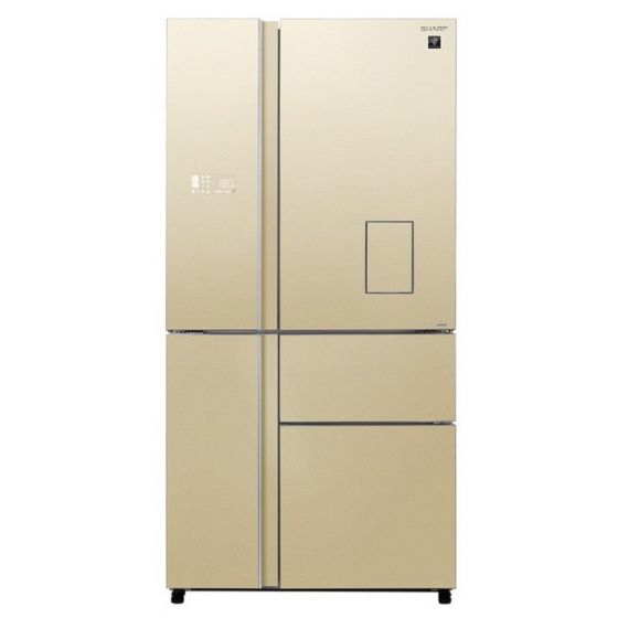 Sharp No-Frost Refrigerator, 650  Liters, Inverter Motor, Champagne- SJ-FSD910N-CH