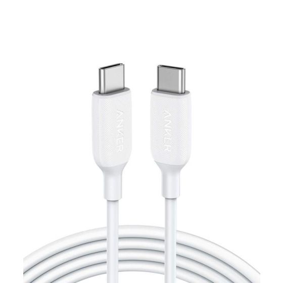 Anker Type-C to Type-C Cable, 3ft, White - A8852H21