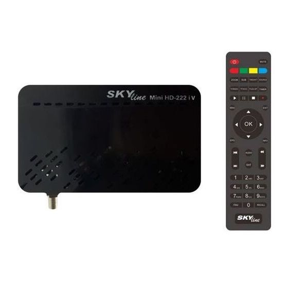 Skyline FHD Mini Satellite Receiver, Black - HD-222iV