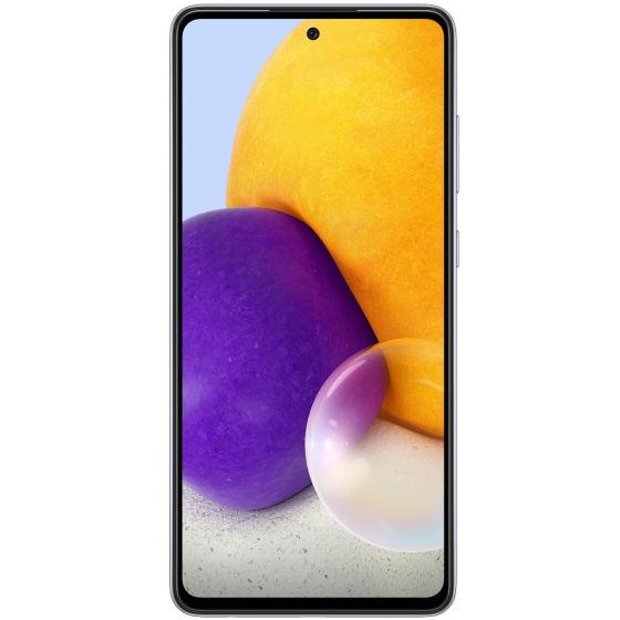 سامسونج جالكسي A72 بشريحتين اتصال، 128 جيجا، رام 8 جيجا، شبكة 4G LTE - بنفسجي