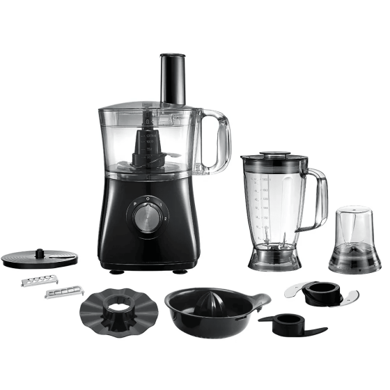 Smart Electric Food Processor, 1500 Watt, Black - SFP500E