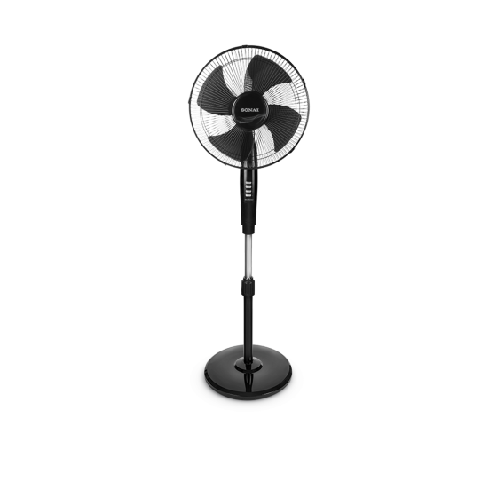 Sonai Stand Fan, 16 Inch, Black - MAR-1631