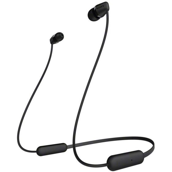 Sony In-ear Wireless Earphones with Microphone, Black - WI-C200/B