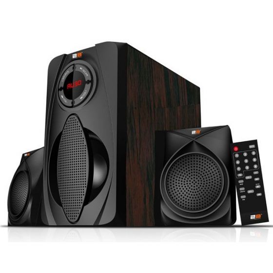 مكبر صوت صب ووفر بلوتوث 2.1 تو بي، اسود - SP843