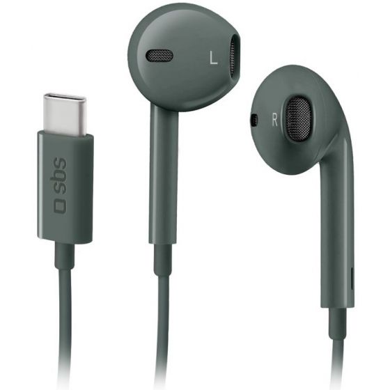SBS Studio Mix 55 c Wired Earphones with Microphone, Grey - TEEARTYCAPG