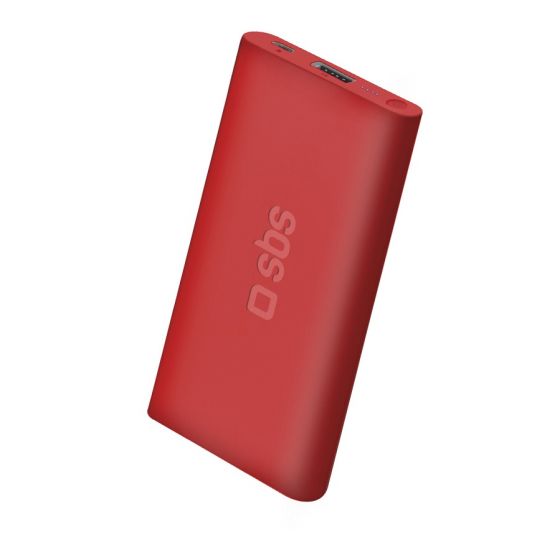 SBS Portable Power Bank, 4000mAh, 1 USB Port - Red