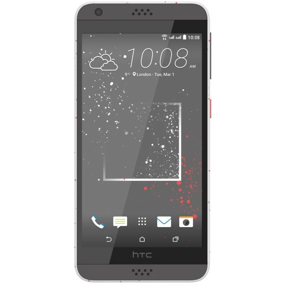 HTC Desire 630 Dual SIM, 16 GB, 3G, WiFi - Sprinkle White
