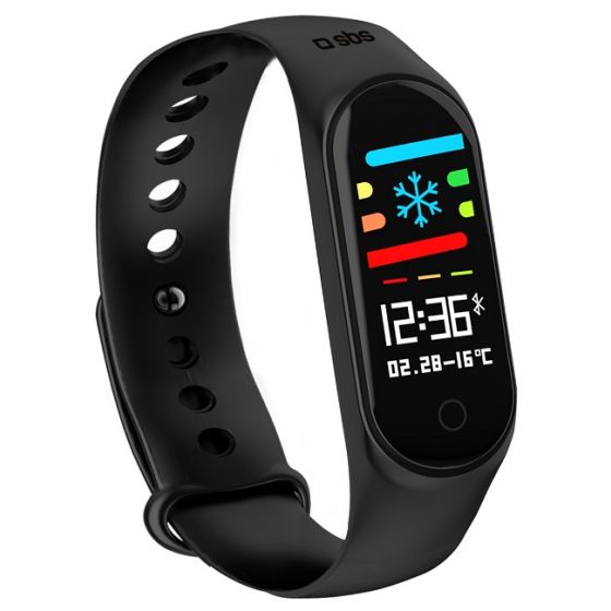 SBS Vital Fit Smart Watch - Black