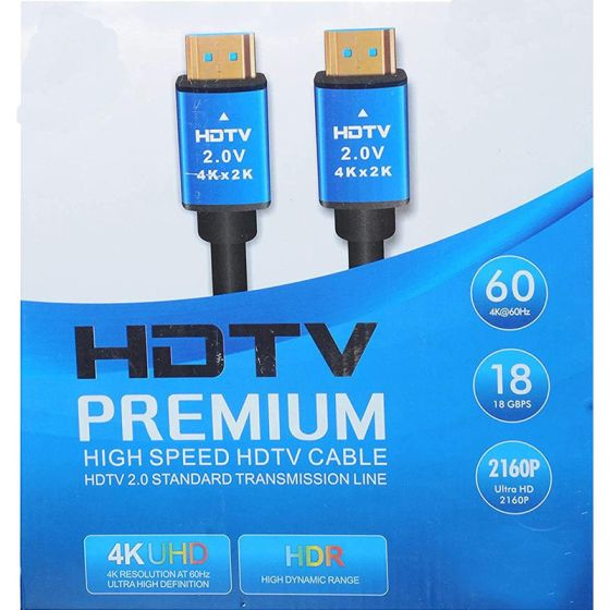 Truman HDMI to HDMI Cable, 1.5 Meters - Black