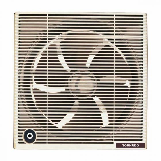 Tornado Bathroom Ventilating Fan, 25 cm, Creamy and Brown - TVS-25CM
