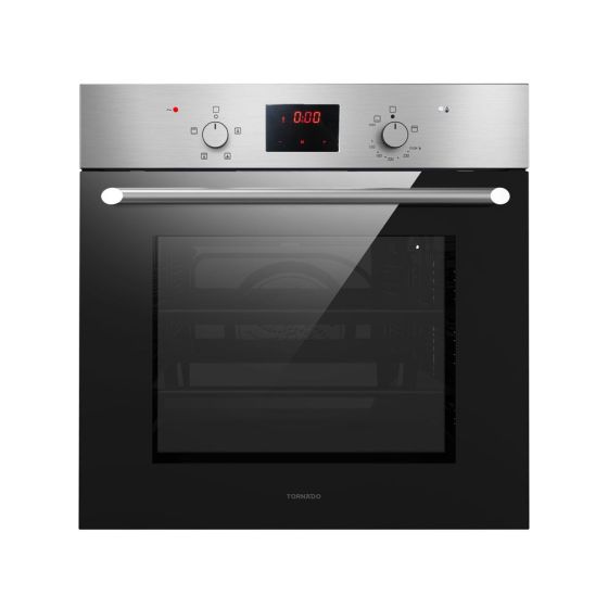 Tornado Built-in Gas Oven, 67 Liters, Stainless Steel - GEO-VT60CSU-S