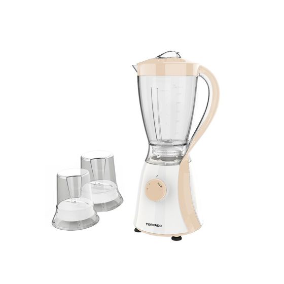 خلاط كهرباء 2 مطحنة، 600 وات، بيج - TB-600-2-BEIGE