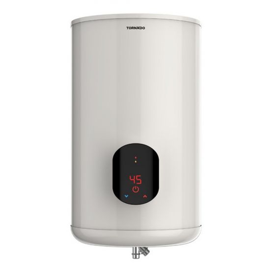Tornado Digital Electric Water Heater, 65 Liters, Off White - EWH-S65CSE-F